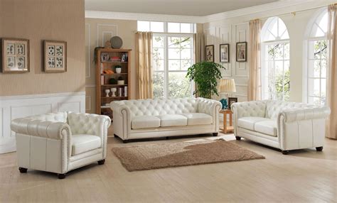 Closeout Elegant White Living Room Furniture